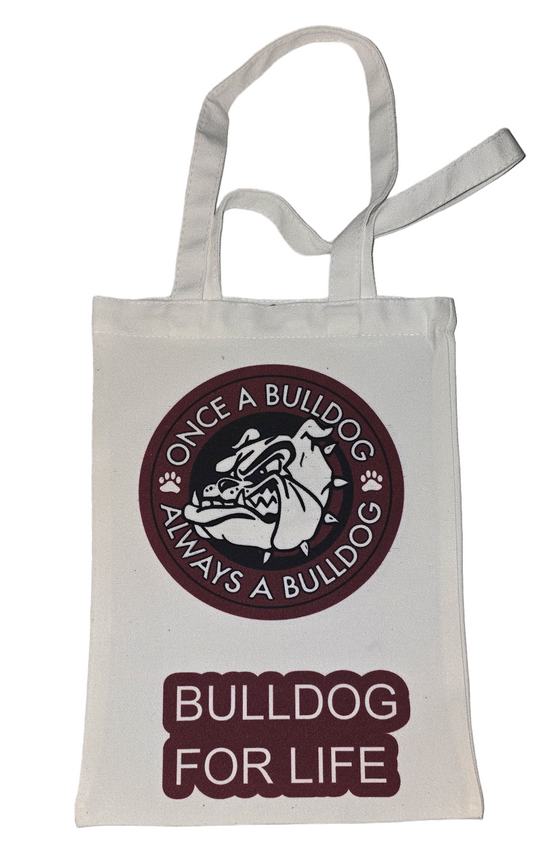 Scott Bulldog Canvas Tote Bags